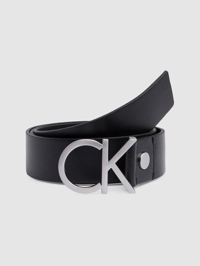 Calvin Klein Táskák & Kiegészítők HU304059 | Calvin Klein Bőr Logo Női Öv Fekete